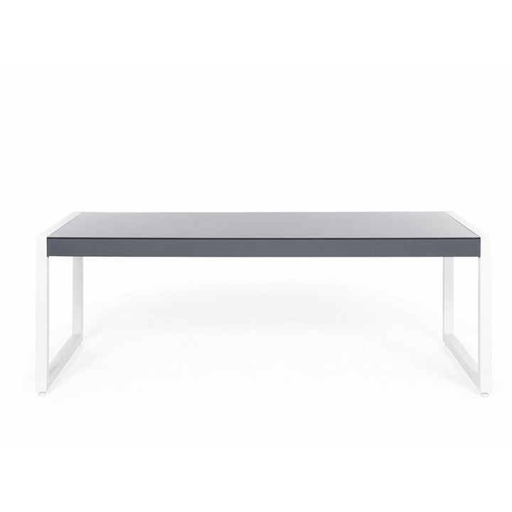 Bacoli 6 Seater Metal Garden Dining Set Grey