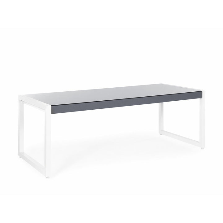 Bacoli 6 Seater Metal Garden Dining Set Grey