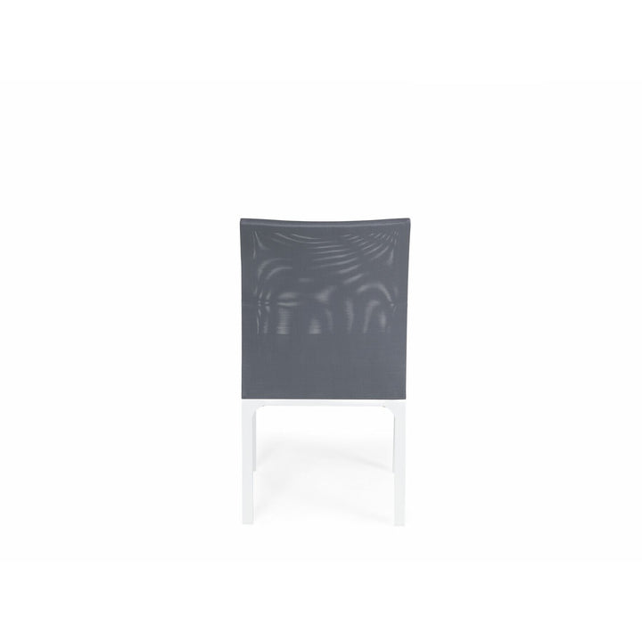 Bacoli 6 Seater Metal Garden Dining Set Grey
