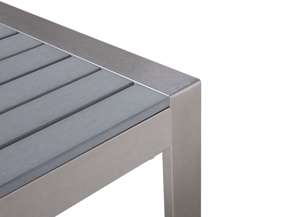 Salerno 4 Seater Aluminium Garden Sofa Set Light Grey