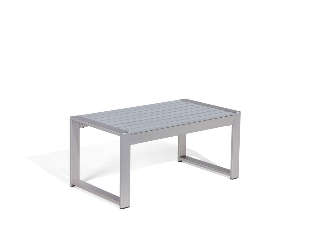 Salerno 4 Seater Aluminium Garden Sofa Set Light Grey