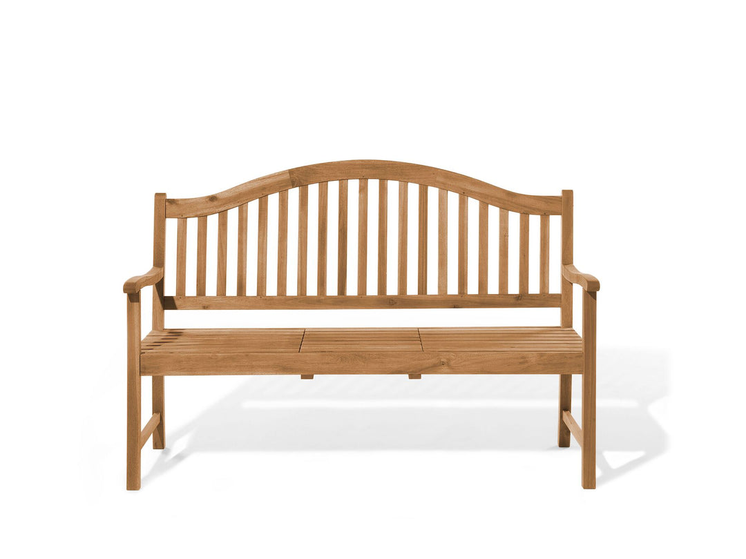 Royce Wooden Garden Bench Light Wood