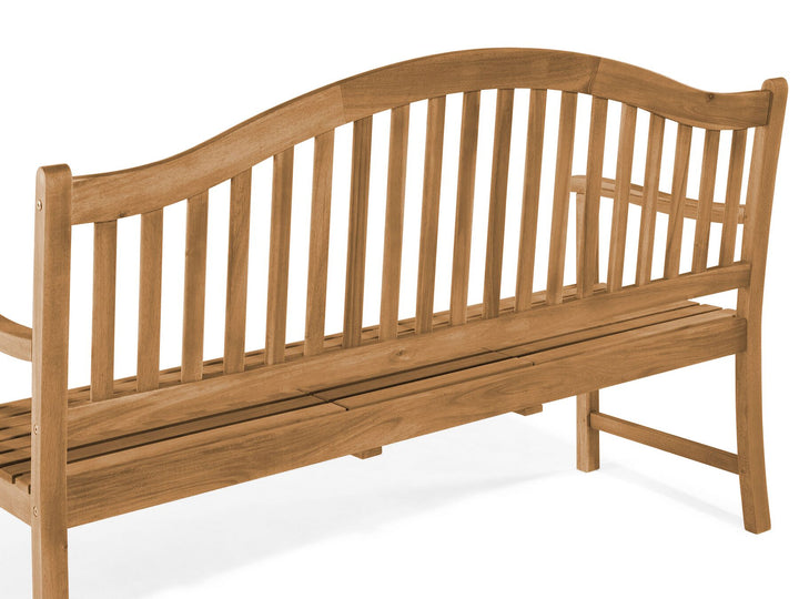 Royce Wooden Garden Bench Light Wood