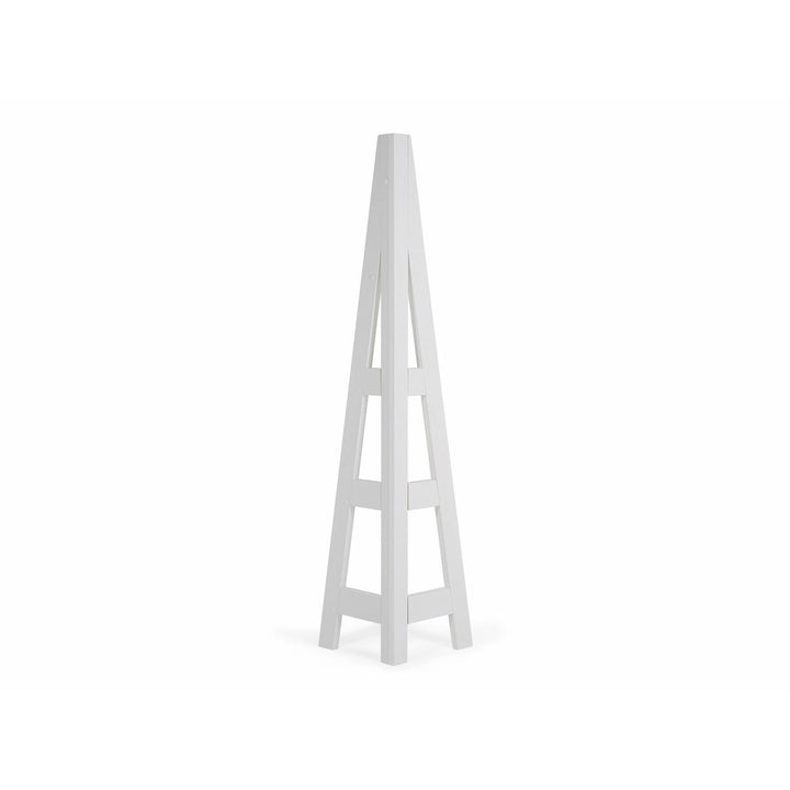 5 Tier Corner Ladder Shelf White Gianni