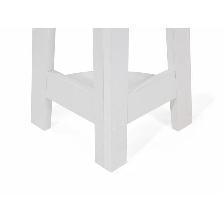 5 Tier Corner Ladder Shelf White Gianni