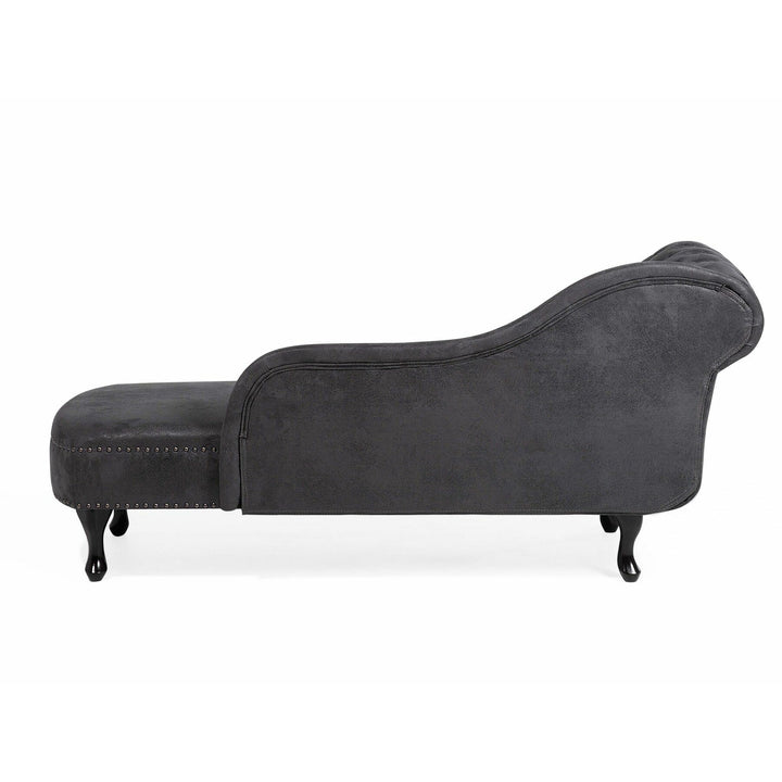Gunnar Left Hand Chaise Lounge Faux Suede