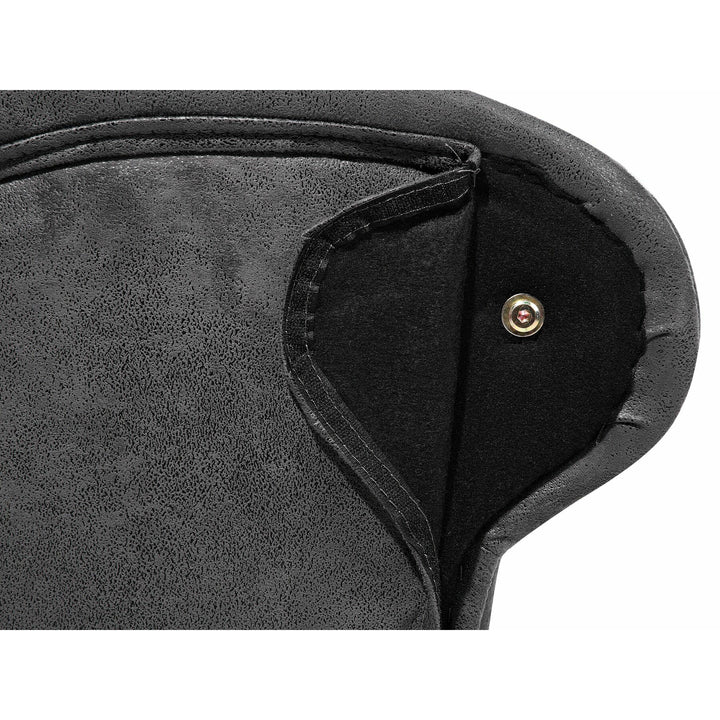 Nimes Left Hand Chaise Lounge Faux Suede Grey