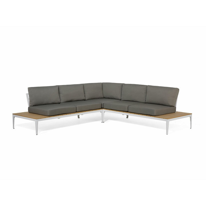 Pasitano Left Hand 5 Seater Garden Corner Sofa Set