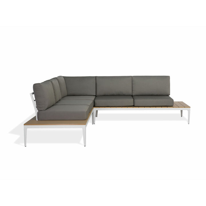 Pasitano Left Hand 5 Seater Garden Corner Sofa Set