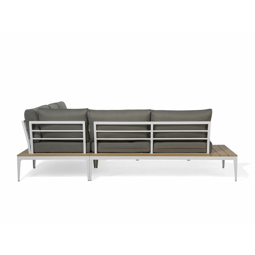 Pasitano Left Hand 5 Seater Garden Corner Sofa Set