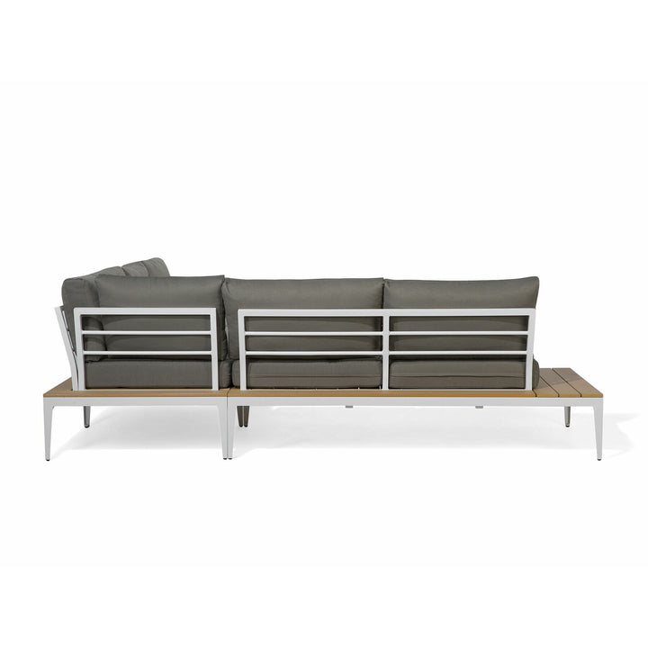 Pasitano Left Hand 5 Seater Garden Corner Sofa Set