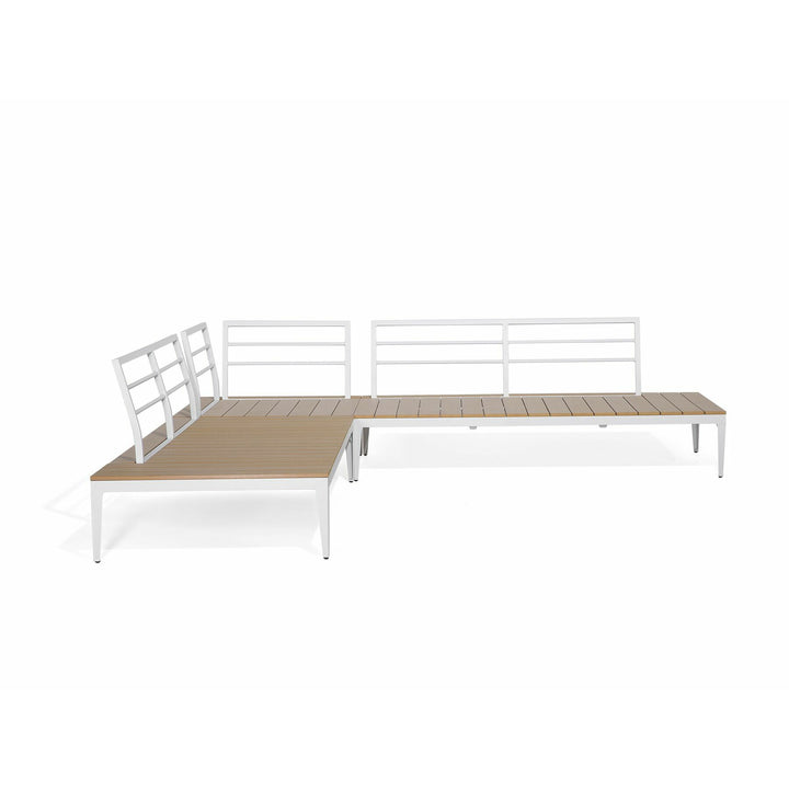 Pasitano Left Hand 5 Seater Garden Corner Sofa Set