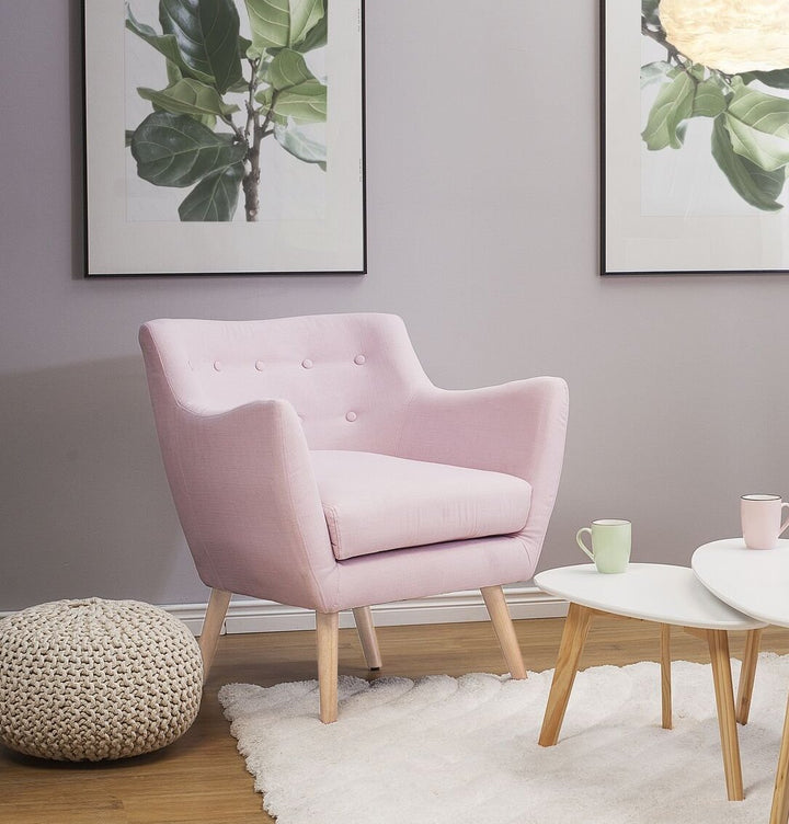 Armchair Pink DRAMMEN