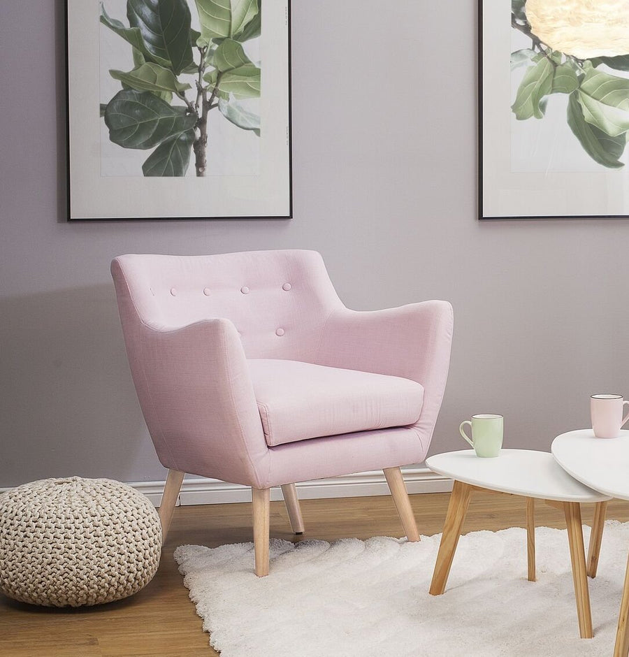 Armchair Pink DRAMMEN