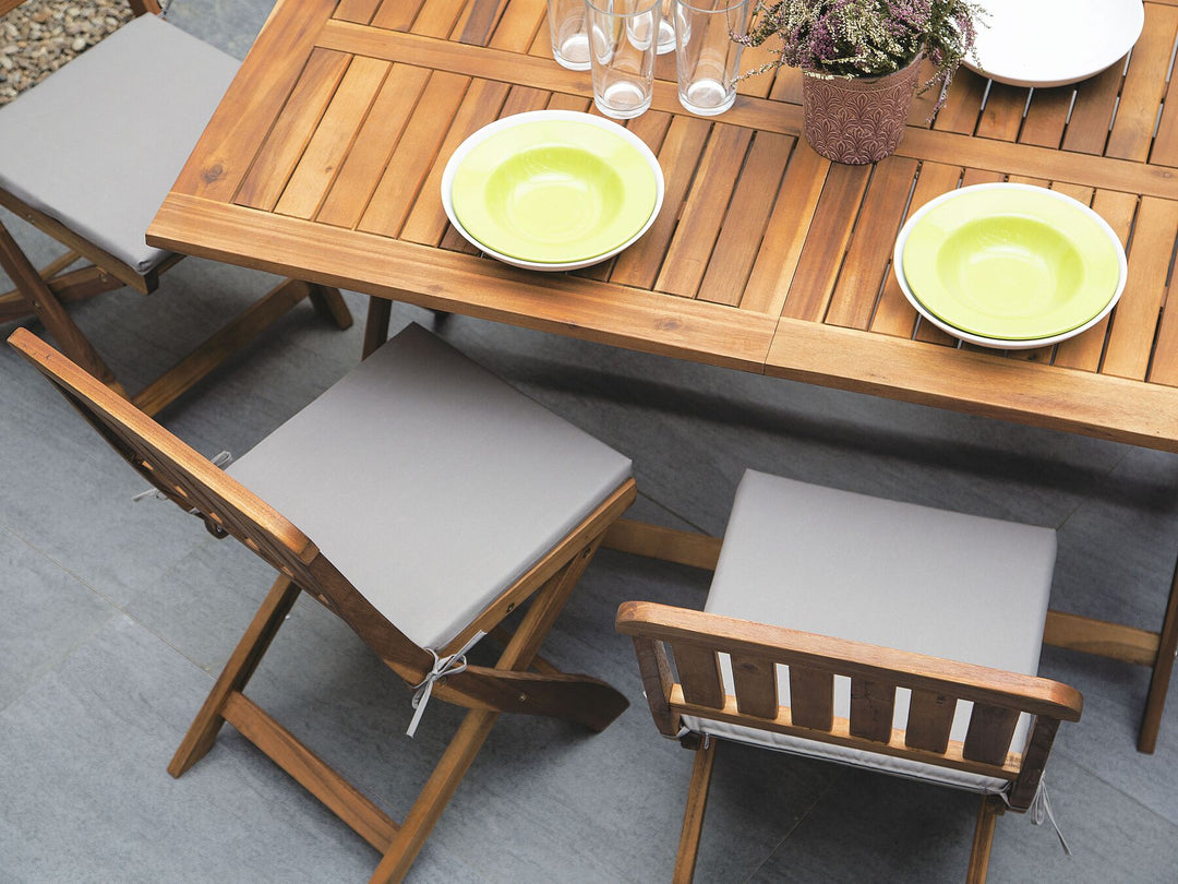 Cento 6 Seater Acacia Wood Garden Dining Set