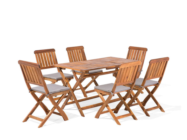 Cento 6 Seater Acacia Wood Garden Dining Set