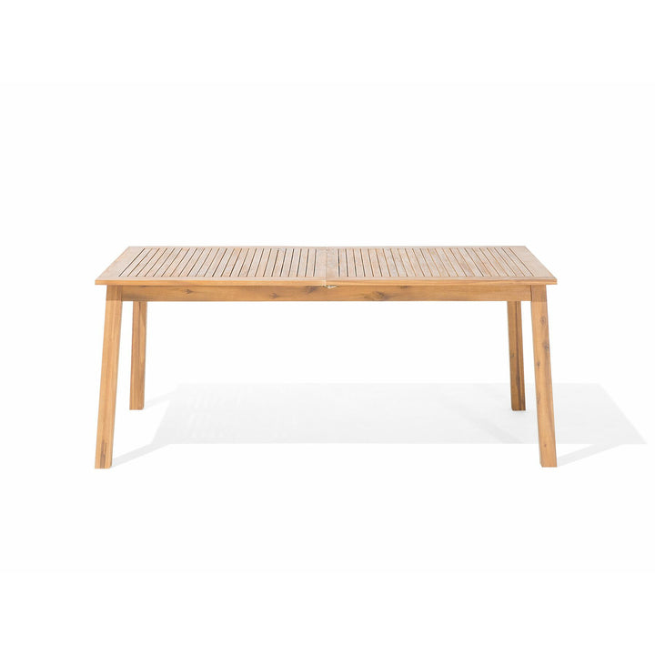 Extending Acacia Garden Table 180/240 x 100 cm Light Wood Cesana