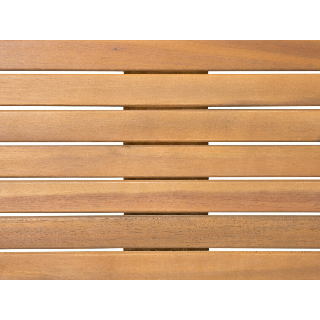 Extending Acacia Garden Table 180/240 x 100 cm Light Wood Cesana