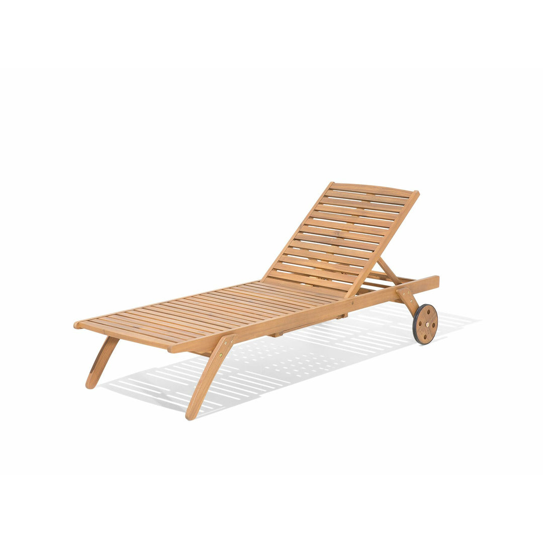 Cesana 8-Seater Acacia Wood Garden Dining Set with 2 Sun Loungers