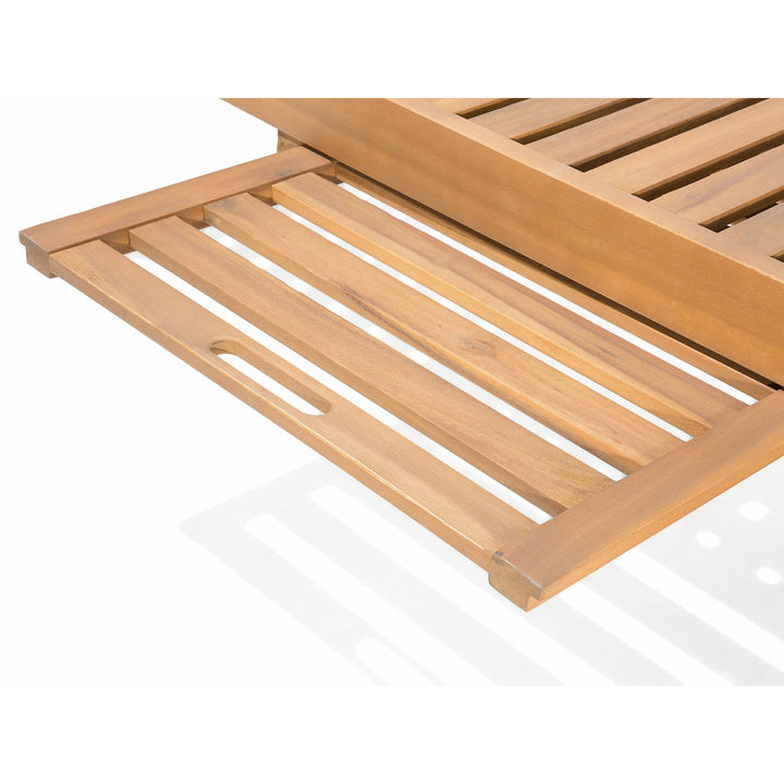 Cesana 8-Seater Acacia Wood Garden Dining Set with 2 Sun Loungers