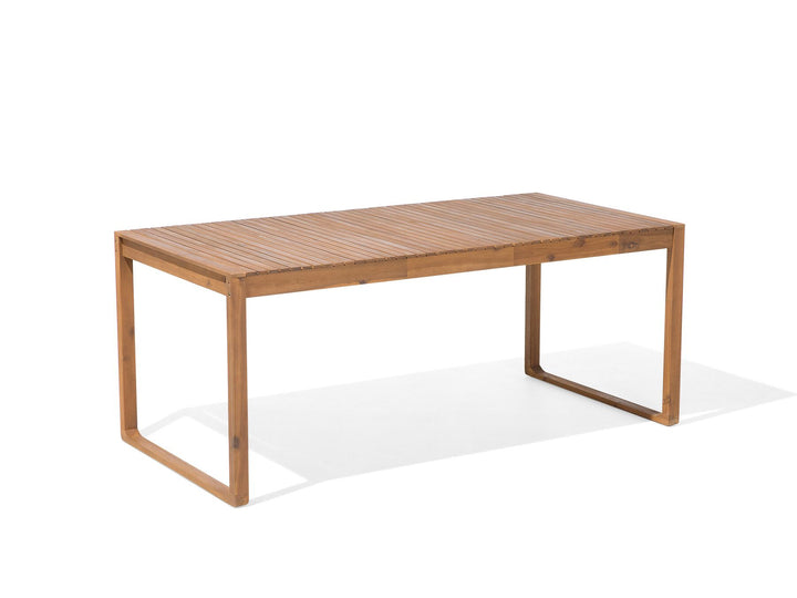 Sassari 6 Seater Acacia Wood Garden Dining Set with Trolley