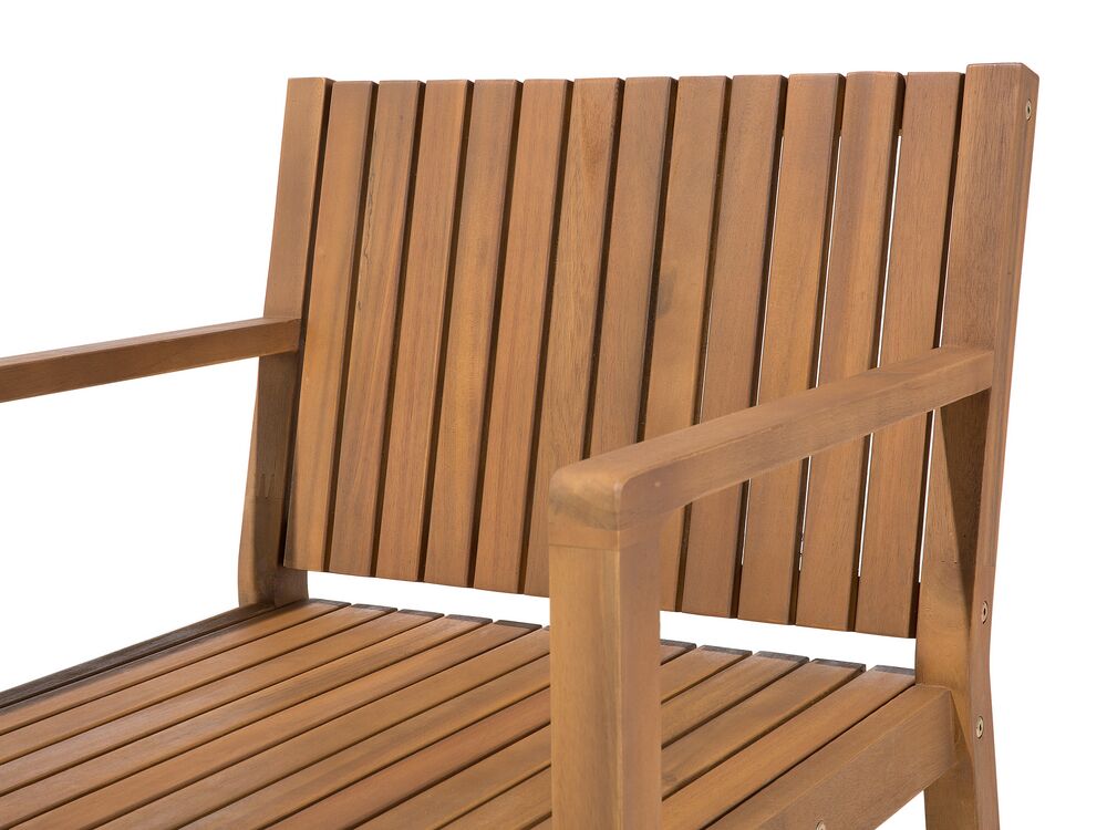 Sassari 6 Seater Acacia Wood Garden Dining Set with Trolley