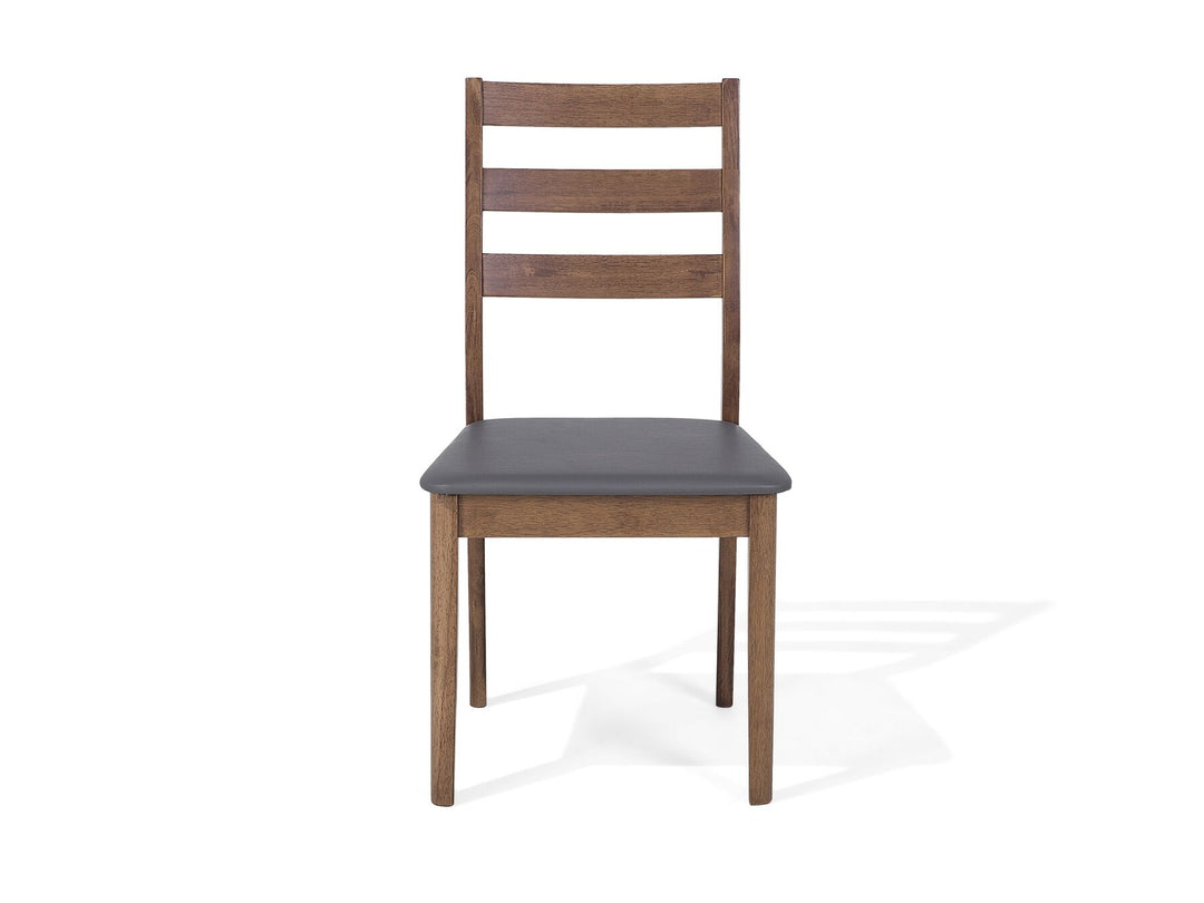 Modesto Wooden Dining Set Grey and Dark Wood