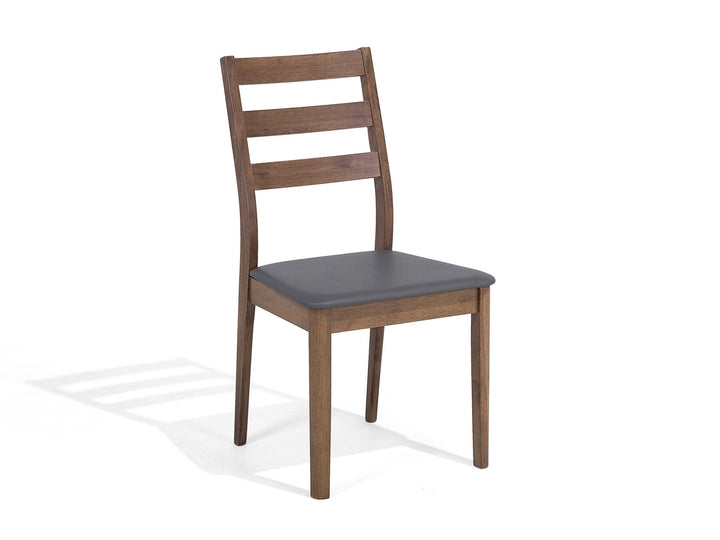 Modesto Wooden Dining Set Grey and Dark Wood