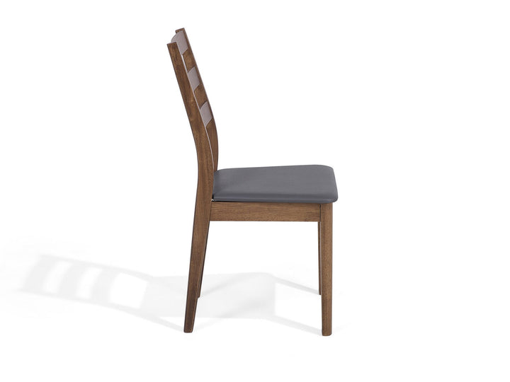 Modesto Wooden Dining Set Grey and Dark Wood