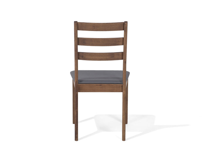 Modesto Wooden Dining Set Grey and Dark Wood