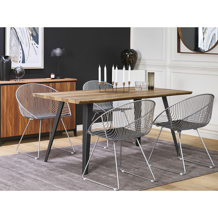 Craighead Set of 2 Metal Accent Chairs