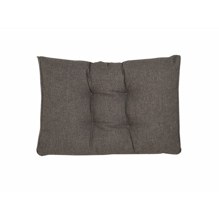 Viterbo Left Hand 8 Seater PE Rattan Garden Corner Sofa Set Grey