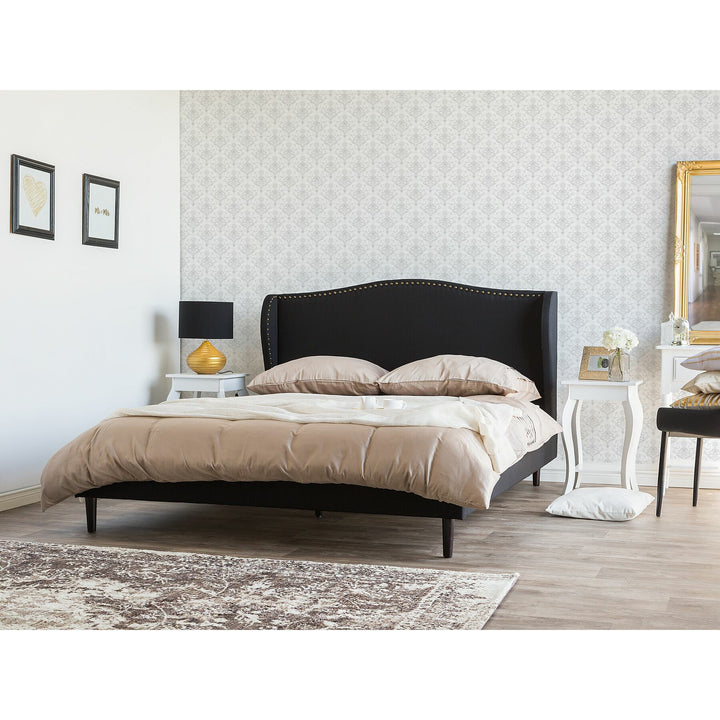 Colby Fabric EU Double Size Bed