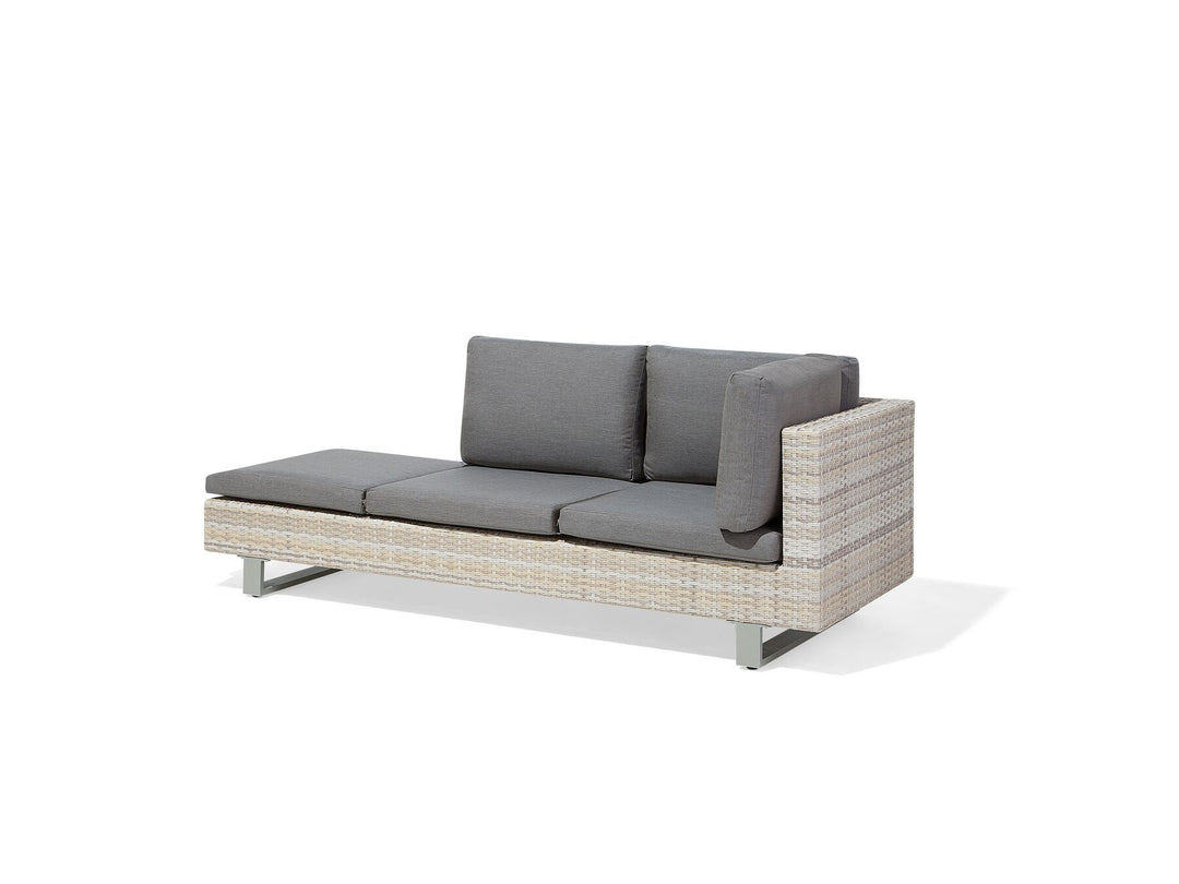 Lanciano 5 Seater PE Rattan Garden Corner Sofa Set