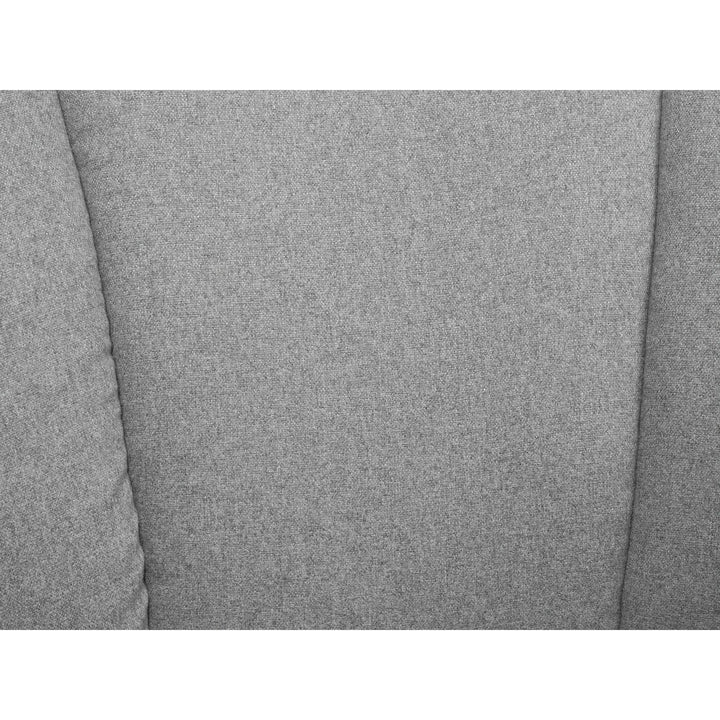 Light Grey Fabric Armchair