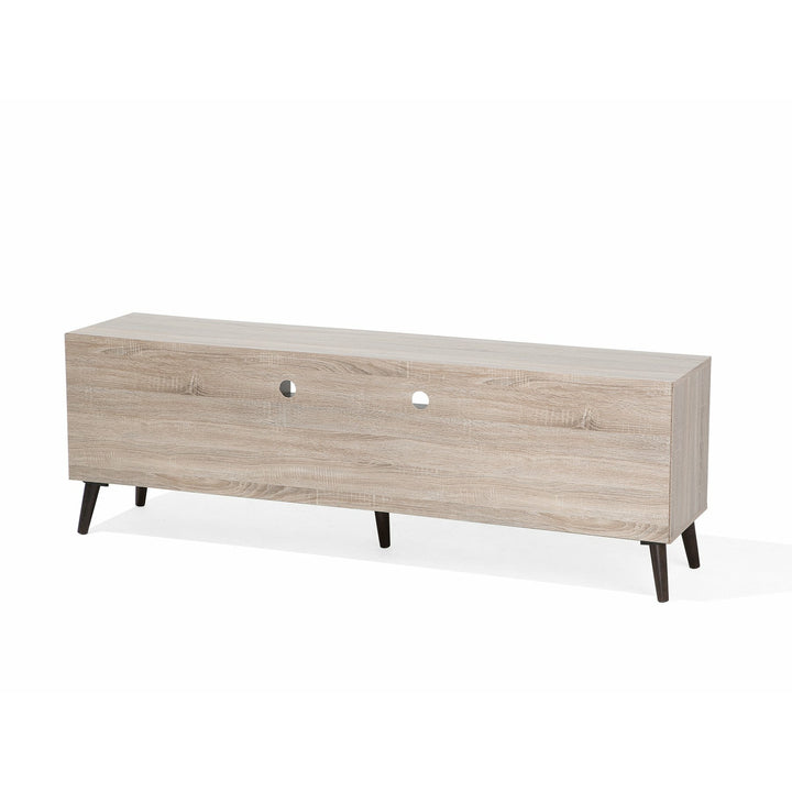 Tansey TV Stand Light Wood with Grey