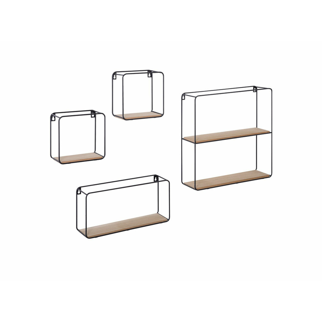 Ranie Set of 4 Geometric Wall Shelves
