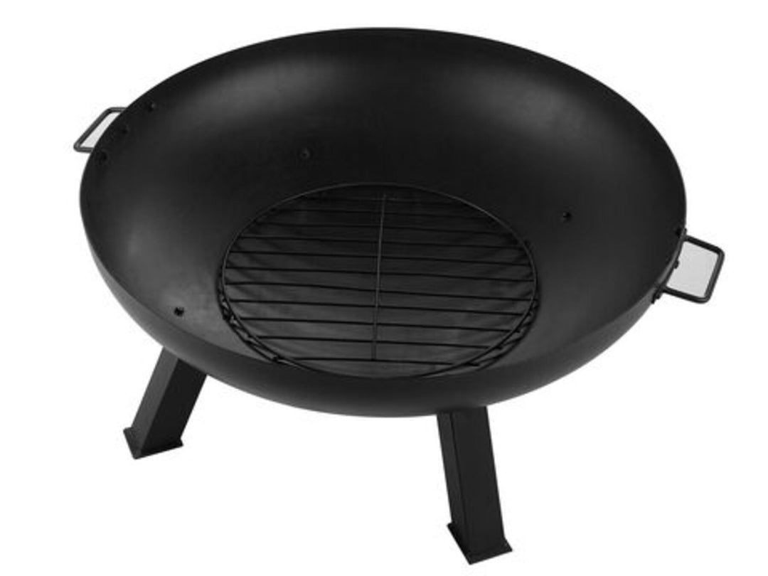 Charcoal Fire Pit Black Sempu