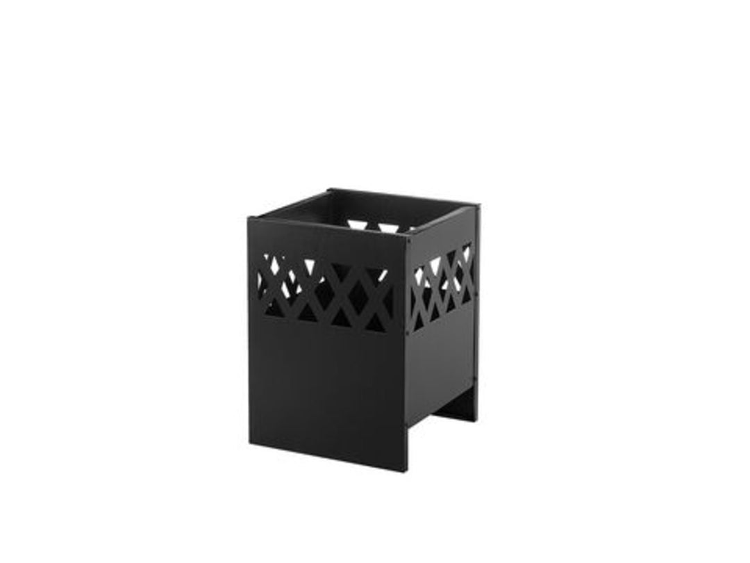 Charcoal Fire Pit Black Shiga