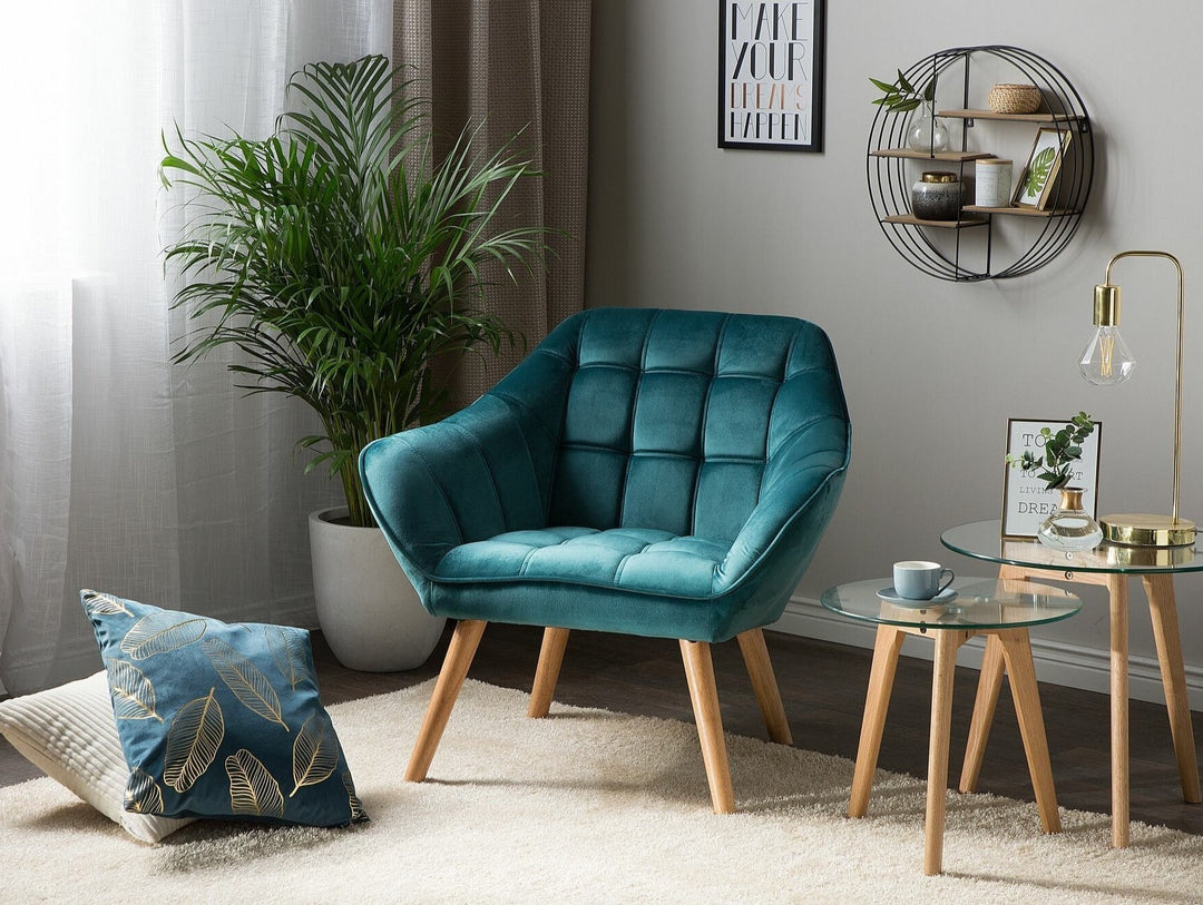 Armchair Velvet Teal KARIS