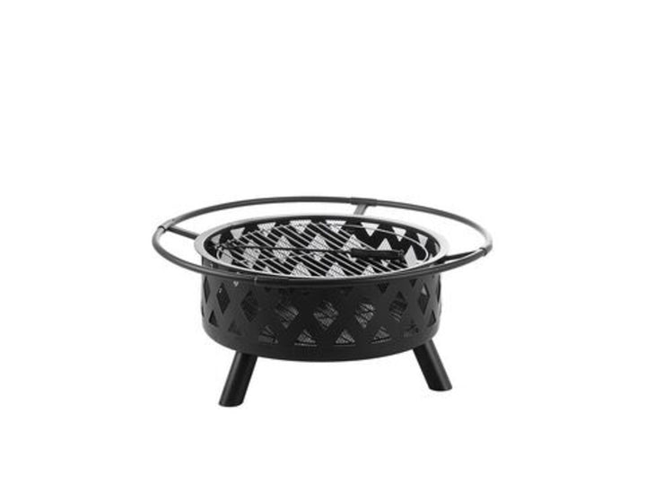 Charcoal Fire Pit Black Mayon