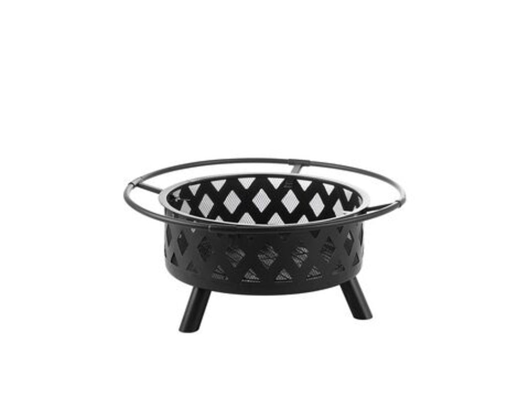 Charcoal Fire Pit Black Mayon