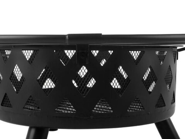 Charcoal Fire Pit Black Mayon