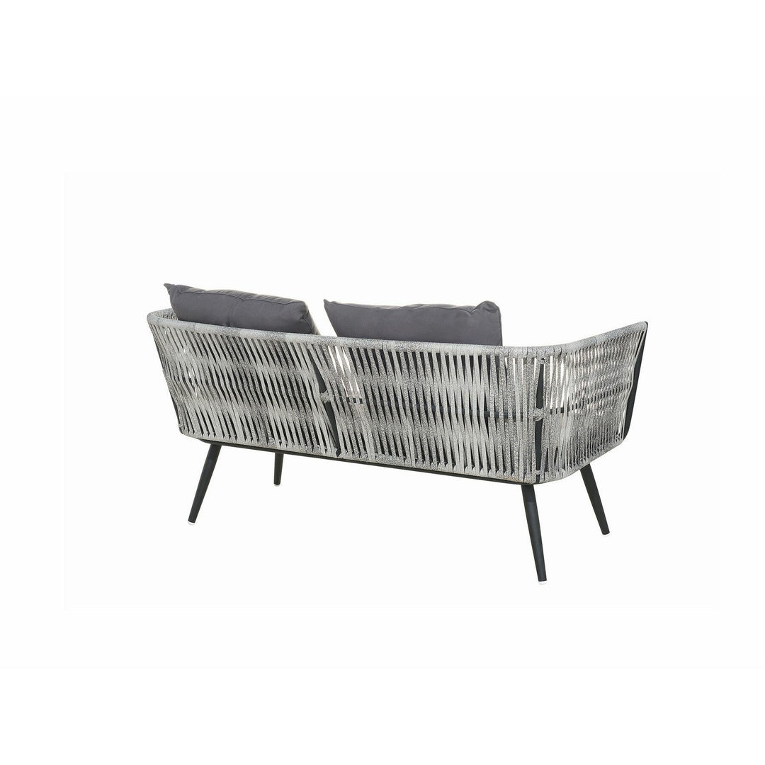 Ragusa 4 Seater PE Rattan Garden Sofa Set Grey
