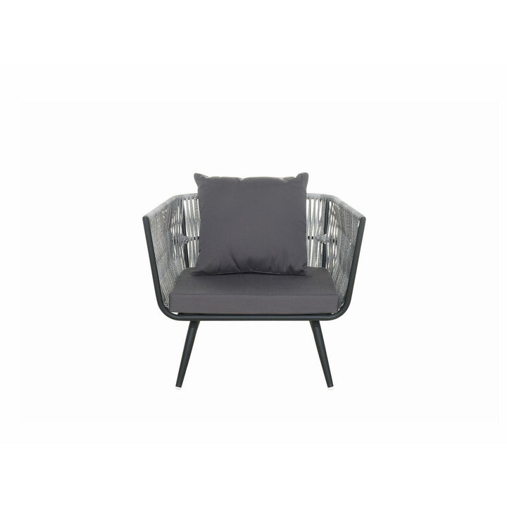 Ragusa 4 Seater PE Rattan Garden Sofa Set Grey