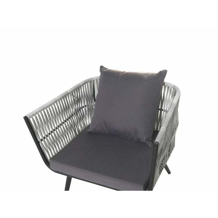 Ragusa 4 Seater PE Rattan Garden Sofa Set Grey