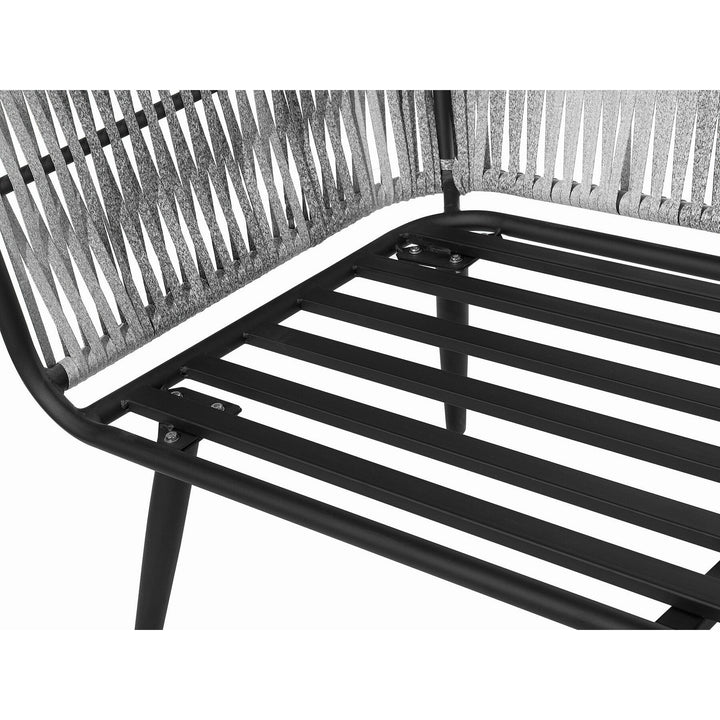 Ragusa 4 Seater PE Rattan Garden Sofa Set Grey