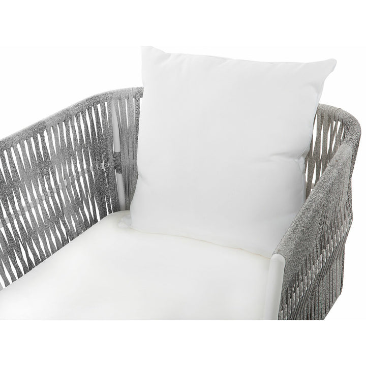Ragusa 4 Seater PE Rattan Garden Sofa Set Off-White