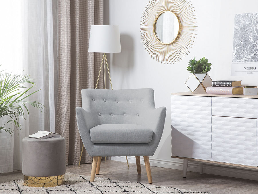 Armchair Light Grey DRAMMEN