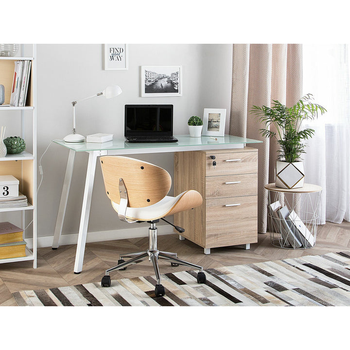 Dayne 3 Drawer Home Office Desk 130 x 60 cm